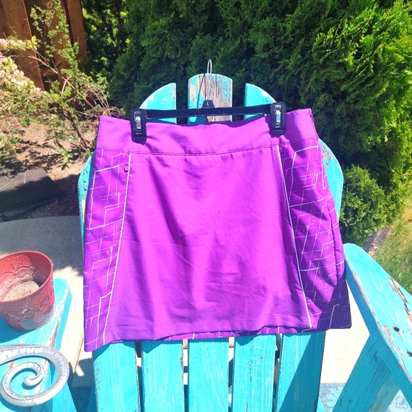 Adidas Climacool Size 12 Purple Activewear SKORT! - Picture 1 of 11